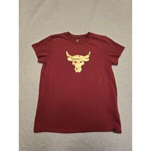 Under Armour Project Rock Heavyweight Top Large $45 Burnt Orange
